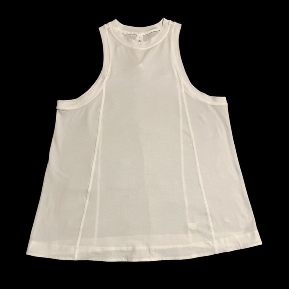 Lululemon White Sleeveless Tank Top women’s size Medium - Picture 1 of 3